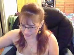 Friend's sexually excited redhead grandma shows me her saggy wobblers and love tunnel
